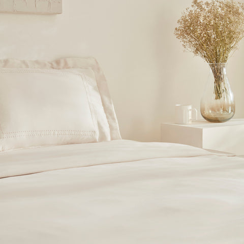 Karaca Home White Collection Felves 100% Cotton Double Bed Duvet Set Beige