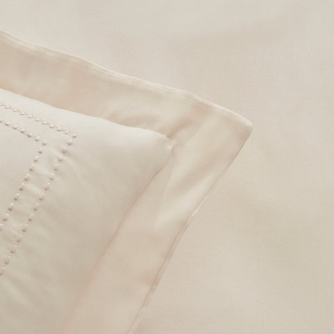 Karaca Home White Collection Felves 100% Cotton Double Bed Duvet Set Beige