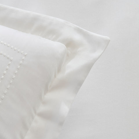 Karaca Home White Collection Felves King Size Bettwäscheset 100% Baumwolle Weiß 240x220 Cm