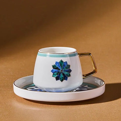 Karaca Roman 2-teiliges Kaffeetassenset für 2 Personen, 90 ml
