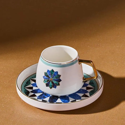 Karaca Roman 2-teiliges Kaffeetassenset für 2 Personen, 90 ml