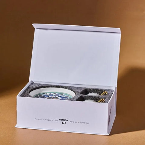 Karaca Roman 2-teiliges Kaffeetassenset für 2 Personen, 90 ml