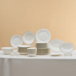 Karaca Fine Pearl New Fame 58-Piece 12-Person Dinner Set Gold
