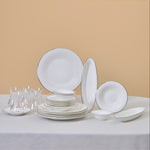 Karaca Fine Pearl New Fame Breakfast Set for 6 People, 26 Pieces – Platinum