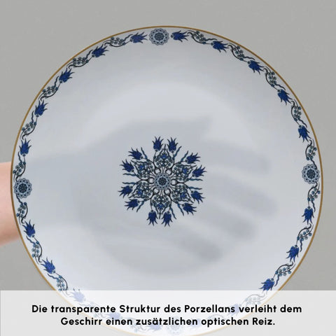 Karaca Bone China İznik 26 Parça Servis Seti, 6 Kişilik, Renkli