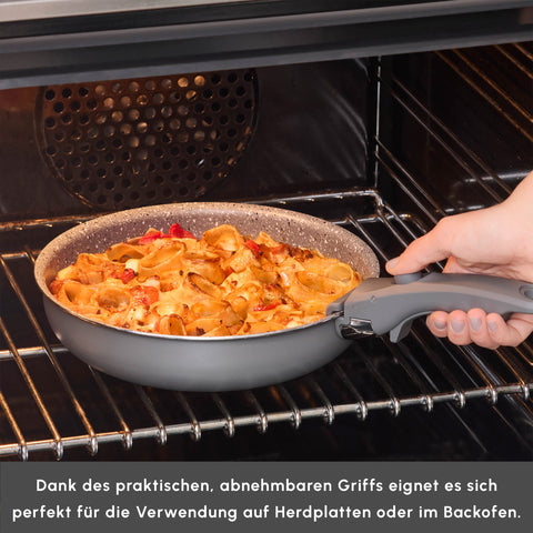 Karaca Comfort 6 Piece Ceramic Cookware Set with Removable Handle
