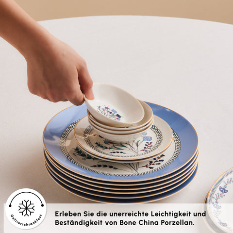 Karaca Blue Clove 26-Teiliges 6-Personen Frühstücksgeschirr