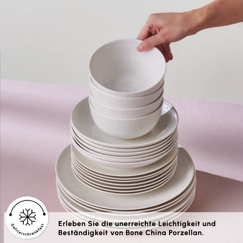 Karaca Forever Bone Artiste 53-Teiliges 12-Personen Geschirrsett
