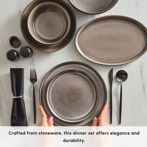 Karaca Earth Collection Mercure 59-Teiliges 12-Personen Geschirrset