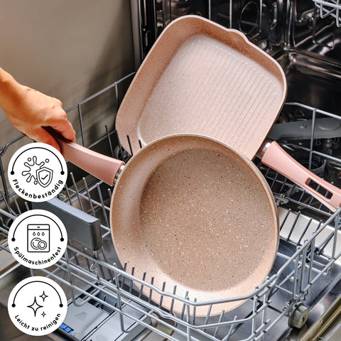 Karaca Biogranit İndüksiyon 2 Parça Tava Seti Rose Gold  