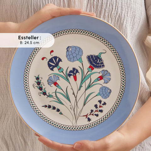 Karaca Blue Clove 26-Teiliges 6-Personen Frühstücksgeschirr