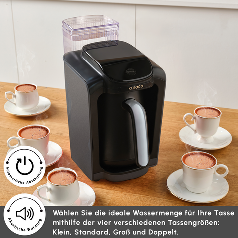 Karaca Hatır Aqua Wassertank Automatische Türkische Kaffeemaschine Galaxy Grey