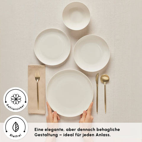 Karaca Streamline Remi 24-teiliges Tafelservice für 6 Personen