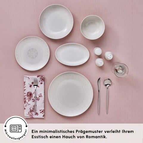 Karaca Forever Bone Artiste 53-Teiliges 12-Personen Geschirrsett