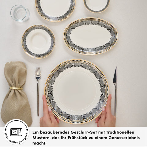 Karaca Globe 26-Piece 6-Person Breakfast Set
