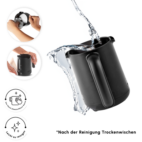 Karaca Hatır Aqua Wassertank Automatische Türkische Kaffeemaschine Schwarz