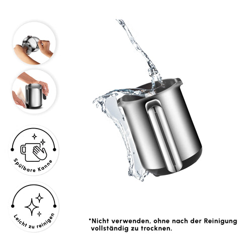 Karaca Hatır Neo Inox türkische Kaffeemaschine mit Edelstahl-Kanne