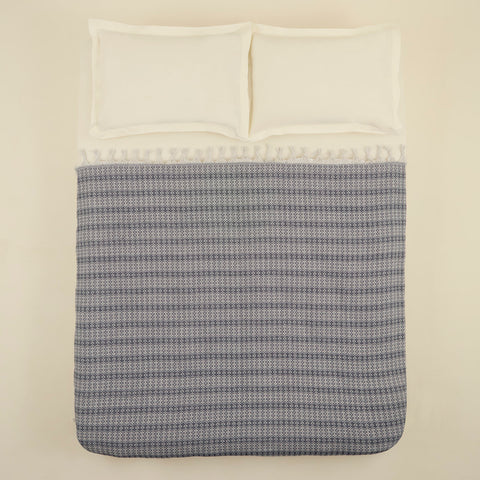 Karaca Home Destina Marineblau Bettdecke für zwei Personen