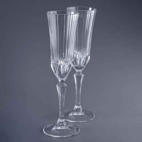 RCR Adagio 6-Piece Flute Glass Set 180 ml  