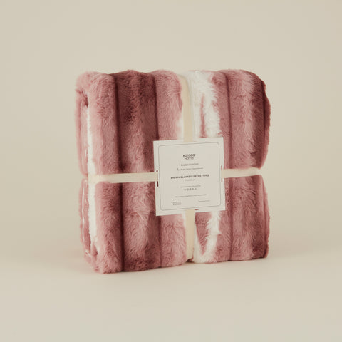 Karaca Rabbit Powder Sherpa Blanket 130x150