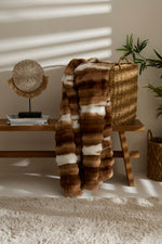 Karaca Rabbit Braun Sherpa Decke 130x150