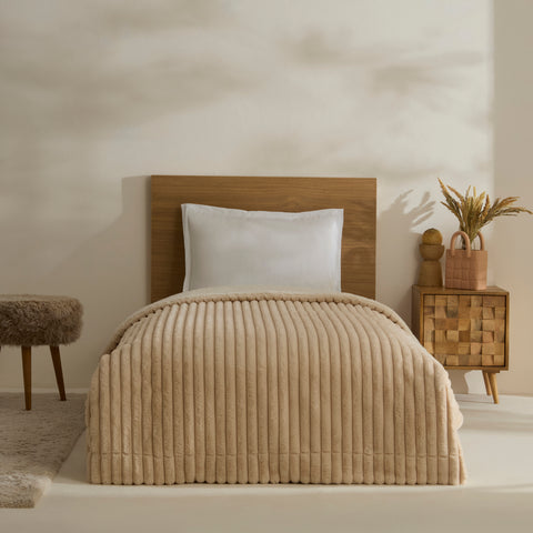 Karaca Rabbit Sherpa TV-Decke Beige