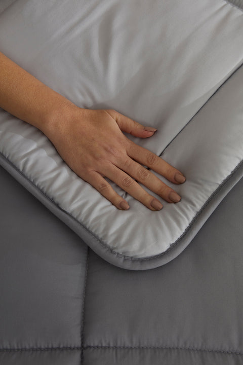 Karaca Double Face Yorgan Antrasit-Gri 155x220
