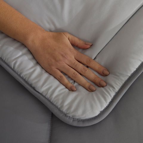 Karaca Double Face Decke Anthrazit-Grau 135x200
