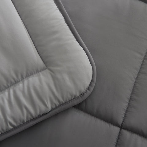 Karaca Double Face Decke Anthrazit-Grau 135x200