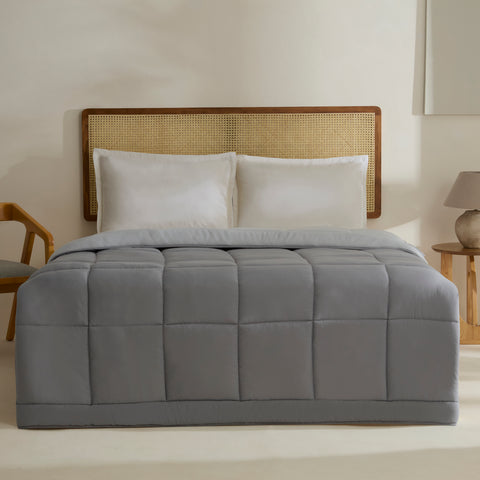 Karaca Double Face Decke Anthrazit-Grau 200x200