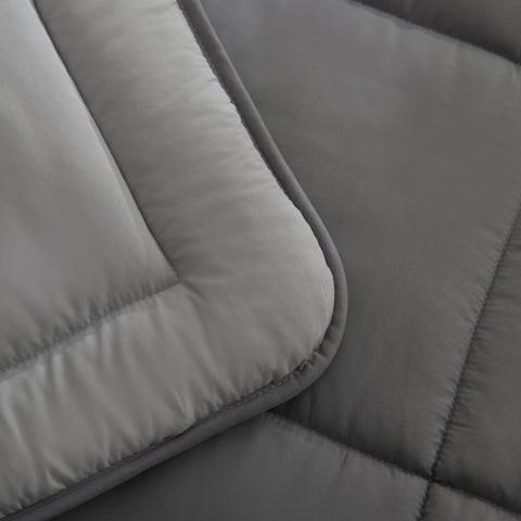 Karaca Double Face Decke Anthrazit-Grau 200x200