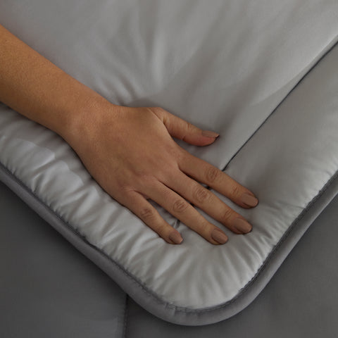 Karaca Double Face Decke Anthrazit-Grau 200x200