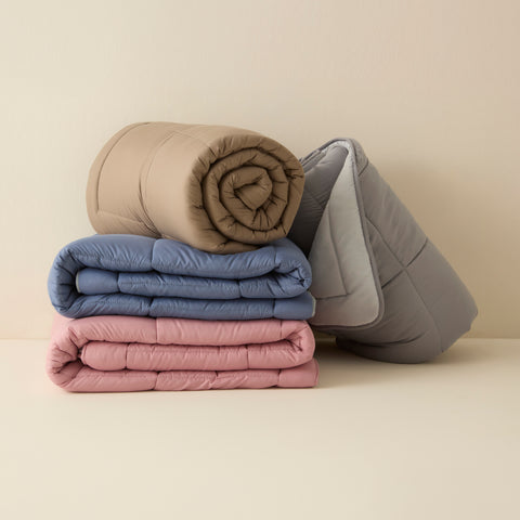 Karaca Double Face Duvet Blue-Mint 155x220