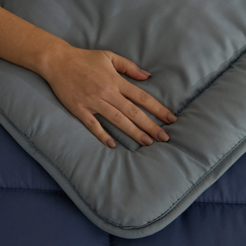 Karaca Double Face Duvet Blue-Mint 155x220
