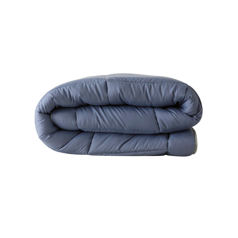Karaca Double Face Decke Blau-Mint 155x220