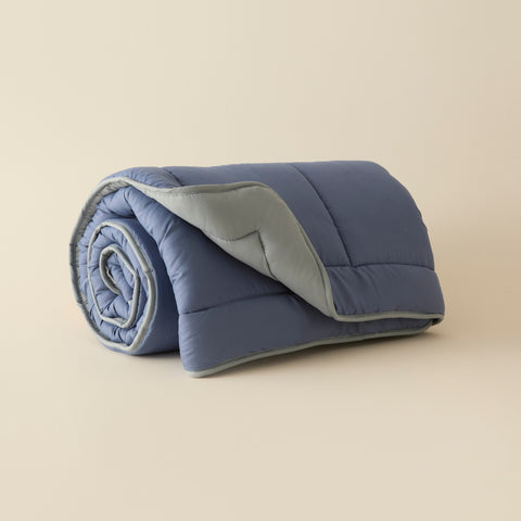 Karaca Double Face Decke Blau-Mint 155x220