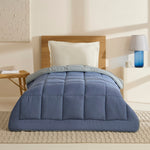 Karaca Double Face Decke Blau-Mint 155x220