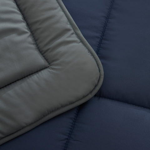 Karaca Double Face Decke Blau-Mint 135x200