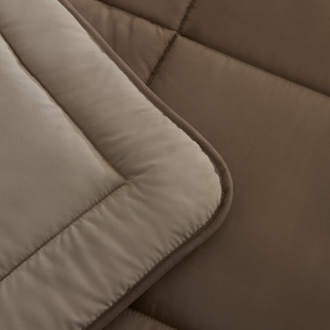 Karaca Double Face Bettdecke Beige-Mocha 200X200