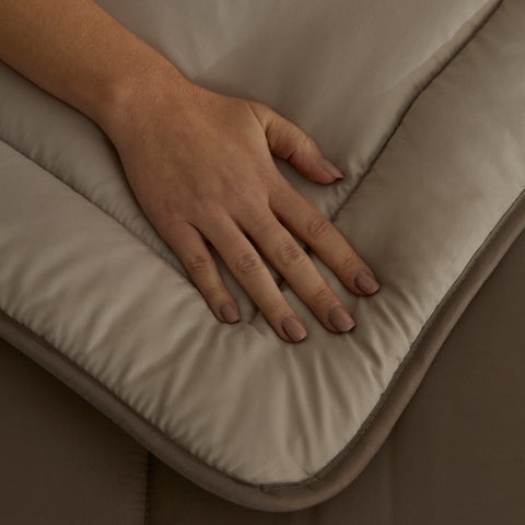 Karaca Double Face Bettdecke Beige-Mocha 200X200