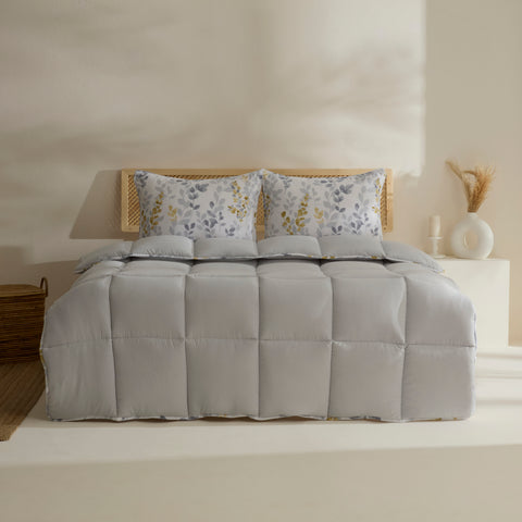 Karaca Loretta Bettwäsche-Set Doppelbett 200 x 220 cm, 100 % Baumwolle, Gelb
