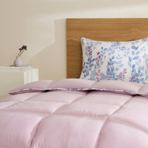 Karaca Leaf Multicolor Tek Comforter Seti 135x200+50x70