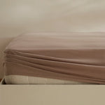 Karaca Home Jersey Fitted Sheet, 200x200+30cm, Beige
 