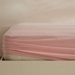 Karaca Home Jersey Fitted Sheet, 100x200+30cm, Dusty Pink
 