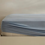 Karaca Home Jersey Fitted Sheet, 160x200+30cm, Blue
 