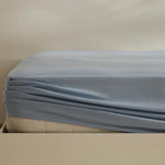 Karaca Home Jersey Fitted Sheet, 180x200+30cm, Blue
 