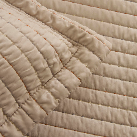 Manon Bedspread Set, Double, Beige