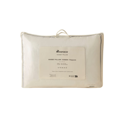 Karaca Dion Gusset Pillow, 50x70 cm, White