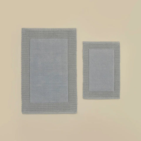 Karaca Odetta Badvorleger-Set, 60 × 90 cm + 40 × 60 cm, Grau