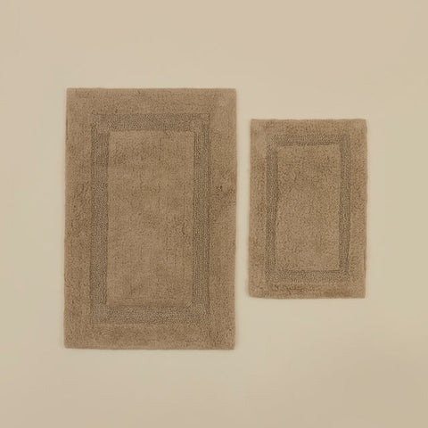 Karaca Pauline Badvorleger-Set, 60 × 90 cm + 40 × 60 cm, Beige